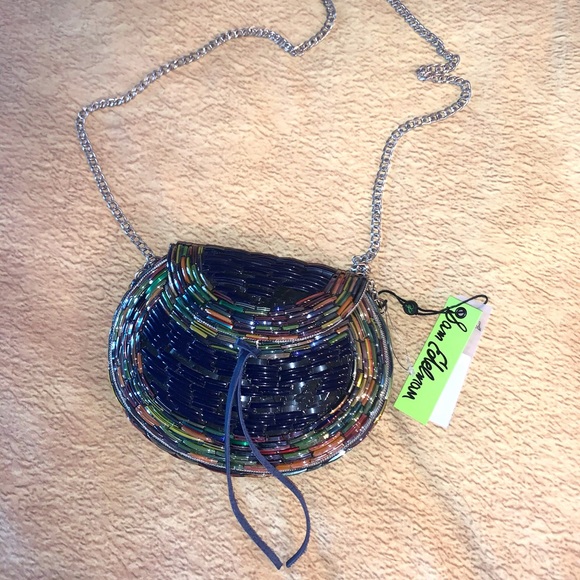 Sam Edelman multi use beaded mini bag - Picture 1 of 7